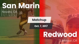 Matchup: San Marin High vs. Redwood  2017