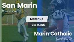 Matchup: San Marin High vs. Marin Catholic  2017
