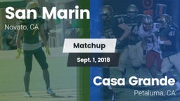 Matchup: San Marin High vs. Casa Grande  2018