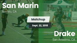Matchup: San Marin High vs. Drake  2018