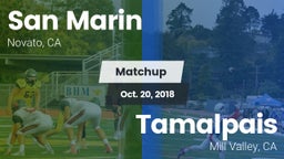 Matchup: San Marin High vs. Tamalpais  2018