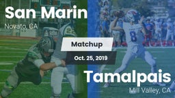 Matchup: San Marin High vs. Tamalpais  2019