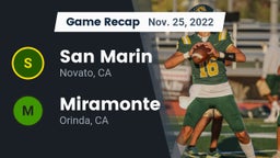 Recap: San Marin  vs. Miramonte  2022