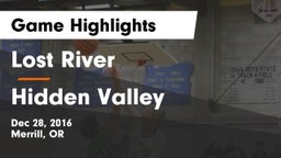 Lost River  vs Hidden Valley  Game Highlights - Dec 28, 2016