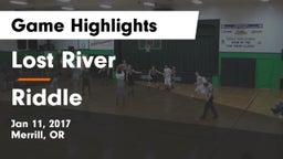 Lost River  vs Riddle  Game Highlights - Jan 11, 2017