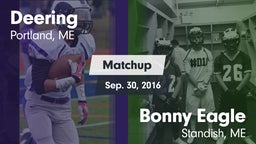 Matchup: Deering  vs. Bonny Eagle  2016