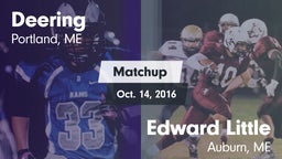 Matchup: Deering  vs. Edward Little  2016