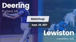 Matchup: Deering  vs. Lewiston  2017