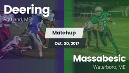 Matchup: Deering  vs. Massabesic  2017