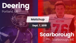 Matchup: Deering  vs. Scarborough  2018