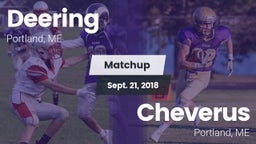 Matchup: Deering  vs. Cheverus  2018