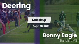 Matchup: Deering  vs. Bonny Eagle  2018