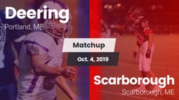 Matchup: Deering  vs. Scarborough  2019