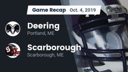 Recap: Deering  vs. Scarborough  2019