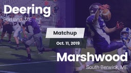 Matchup: Deering  vs. Marshwood  2019