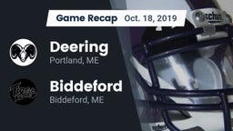 Recap: Deering  vs. Biddeford  2019