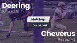 Matchup: Deering  vs. Cheverus  2019