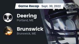 Recap: Deering  vs. Brunswick  2022