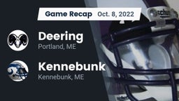 Recap: Deering  vs. Kennebunk  2022