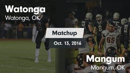 Matchup: Watonga  vs. Mangum  2016