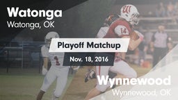 Matchup: Watonga  vs. Wynnewood  2016