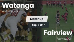 Matchup: Watonga  vs. Fairview  2017