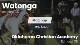 Matchup: Watonga  vs. Oklahoma Christian Academy  2017
