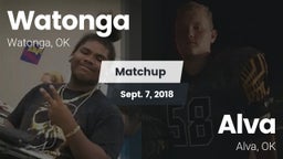 Matchup: Watonga  vs. Alva  2018