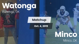 Matchup: Watonga  vs. Minco  2019