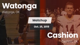 Matchup: Watonga  vs. Cashion  2019