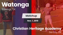 Matchup: Watonga  vs. Christian Heritage Academy 2019