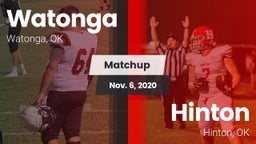 Matchup: Watonga  vs. Hinton  2020