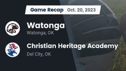 Recap: Watonga  vs. Christian Heritage Academy 2023