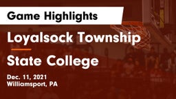 Loyalsock Township  vs State College  Game Highlights - Dec. 11, 2021