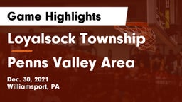 Loyalsock Township  vs Penns Valley Area  Game Highlights - Dec. 30, 2021