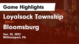 Loyalsock Township  vs Bloomsburg  Game Highlights - Jan. 25, 2022