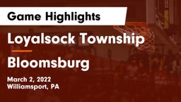 Loyalsock Township  vs Bloomsburg  Game Highlights - March 2, 2022