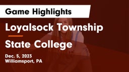Loyalsock Township  vs State College  Game Highlights - Dec. 5, 2023