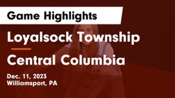Loyalsock Township  vs Central Columbia  Game Highlights - Dec. 11, 2023