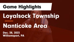 Loyalsock Township  vs Nanticoke Area  Game Highlights - Dec. 28, 2023