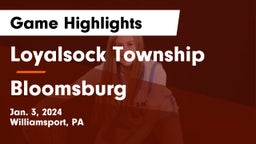 Loyalsock Township  vs Bloomsburg  Game Highlights - Jan. 3, 2024