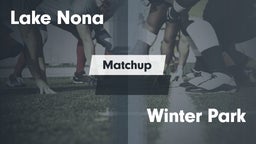 Matchup: Lake Nona High vs. Winter Park  2016