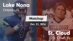 Matchup: Lake Nona High vs. St. Cloud  2016