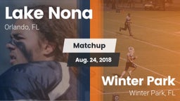 Matchup: Lake Nona High vs. Winter Park  2018