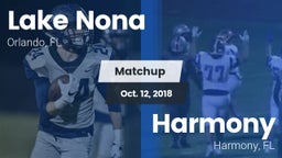 Matchup: Lake Nona High vs. Harmony  2018