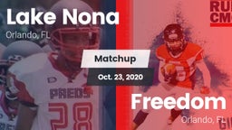 Matchup: Lake Nona High vs. Freedom  2020