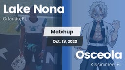 Matchup: Lake Nona High vs. Osceola  2020