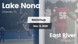 Matchup: Lake Nona High vs. East River  2020