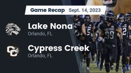 Recap: Lake Nona  vs. Cypress Creek  2023