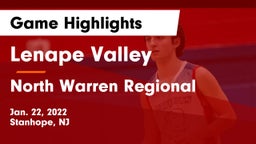 Lenape Valley  vs North Warren Regional  Game Highlights - Jan. 22, 2022